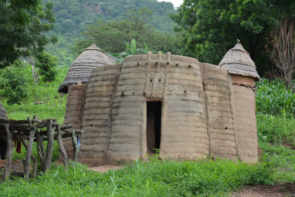 Paysage Koutammakou - Chateau tamberma - Kandé - Région de la Kara - Nord Togo