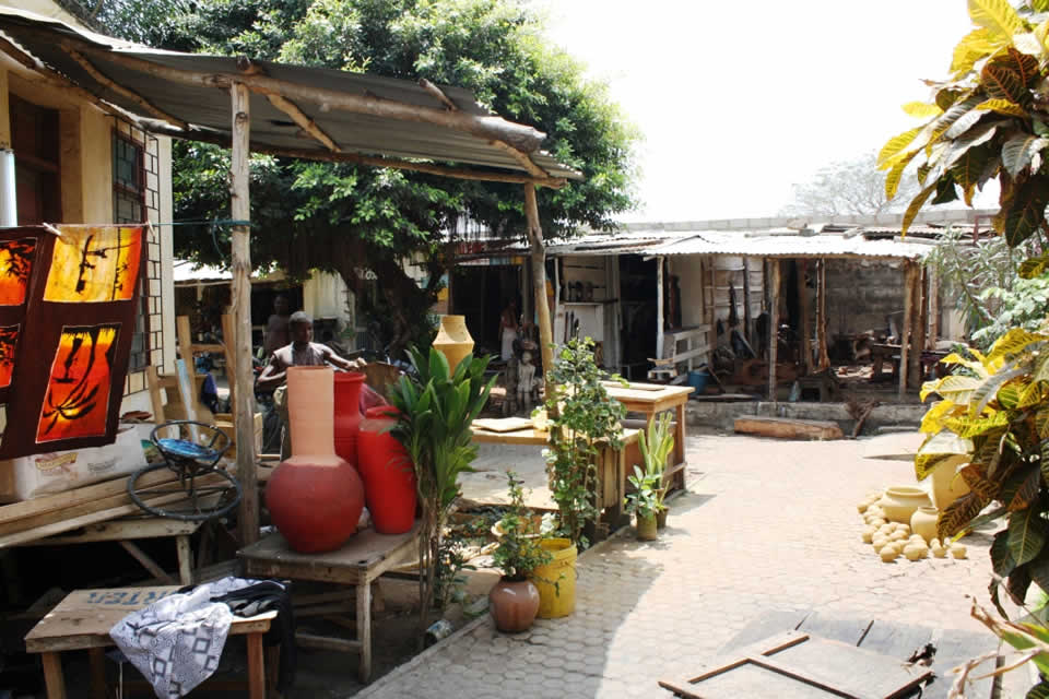 Marché et village artisanal à Lomé